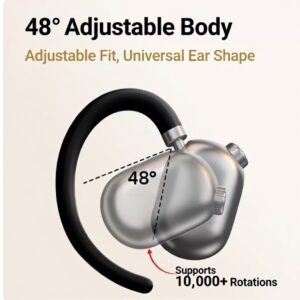 2025 new wireless bluetooth headset noise reduction long endurance in-ear sound quality open sports ear hanging wholesale